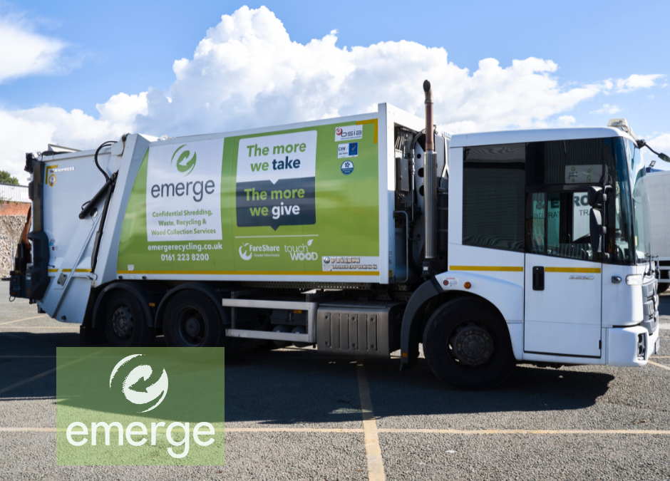 image of EMERGE Recycling Bin truck